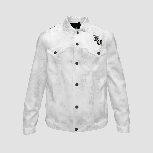 faith connexion COTTON JACKET WITH FAITH PRINT