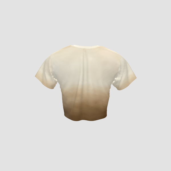 Faith Connexion CROPPED CREAM T-SHIRT