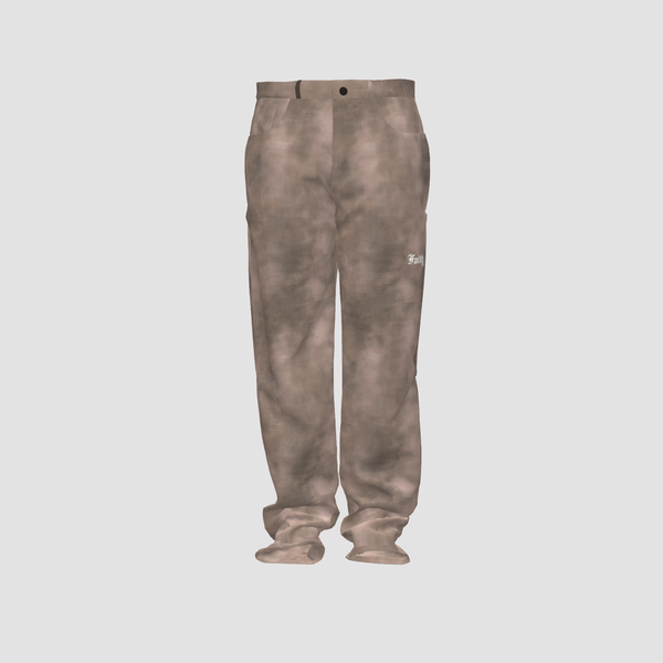 faith connexion DISTRESSED COTTON PANTS