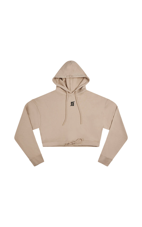 faith connexion DOESKIN ERIKA LOGO CROPPED HOODIE