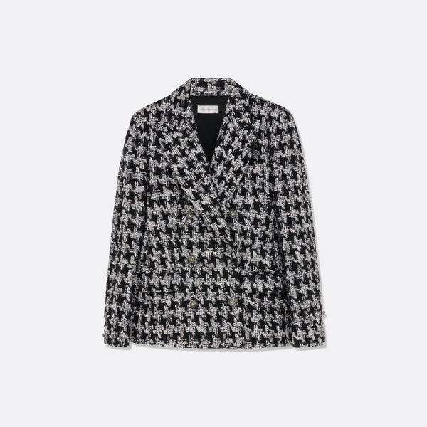 faith connexion DOUBLE BREASTED TWEED JACKET