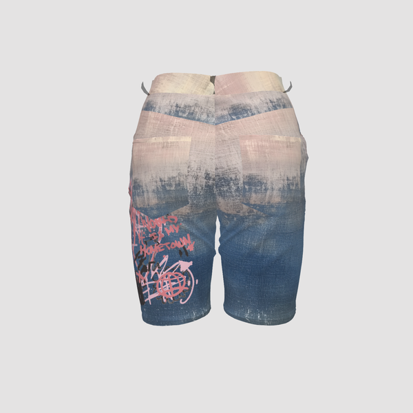 Faith Connexion GRAFFITI COTTON SHORTS
