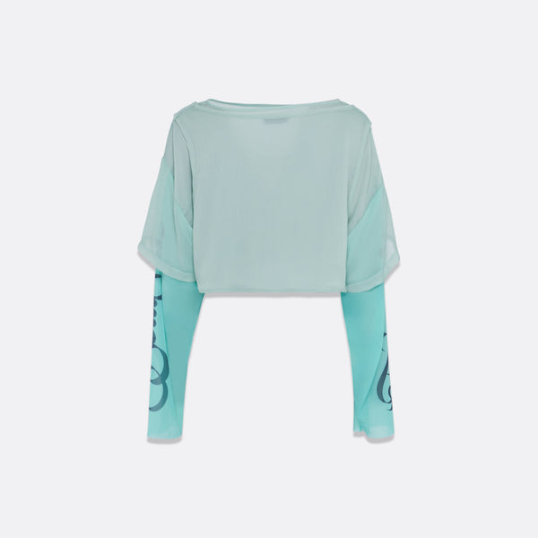 Faith Connexion LAYERED CROPPED T-SHIRT
