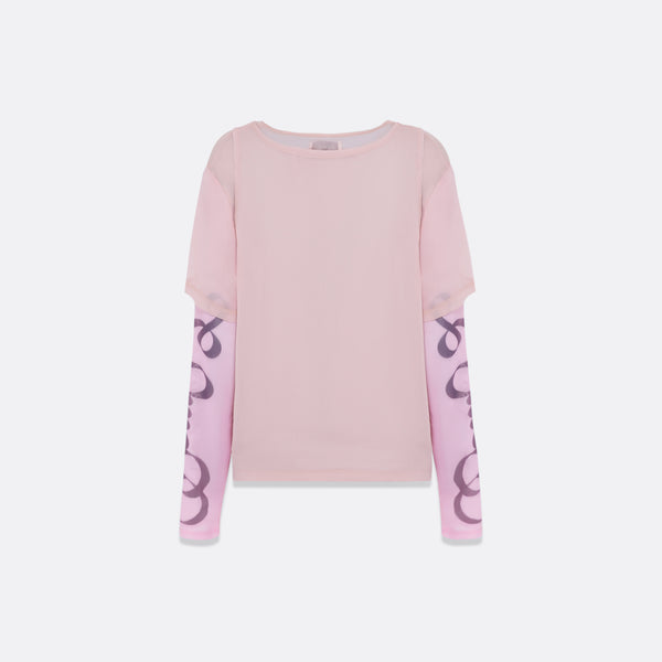 Faith Connexion MOUSSELINE LAYERED T-SHIRT