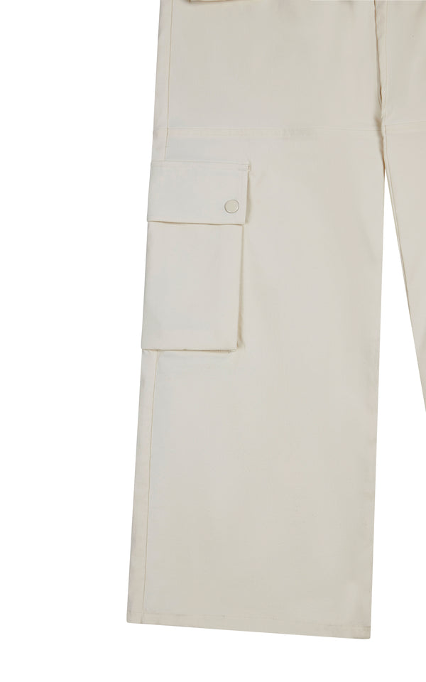 Faith Connexion OFF WHITE CARGO PANTS