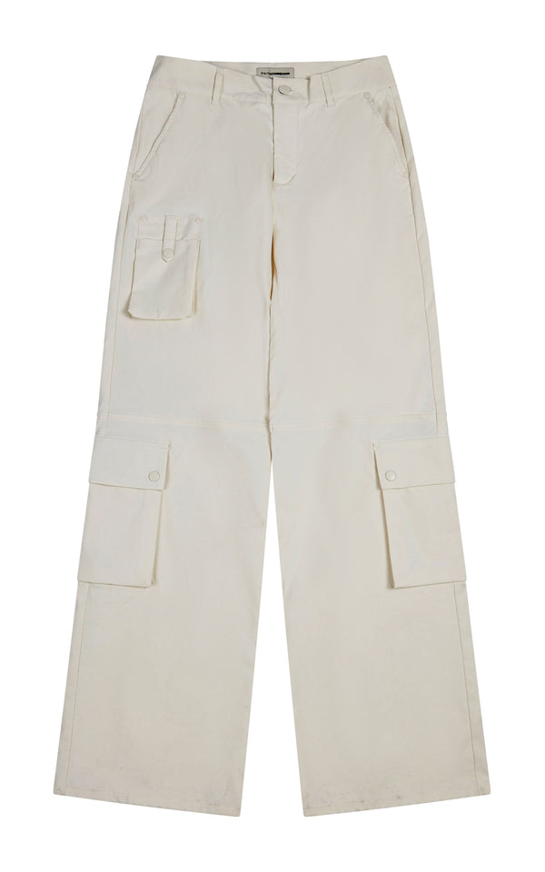 faith connexion OFF WHITE CARGO PANTS