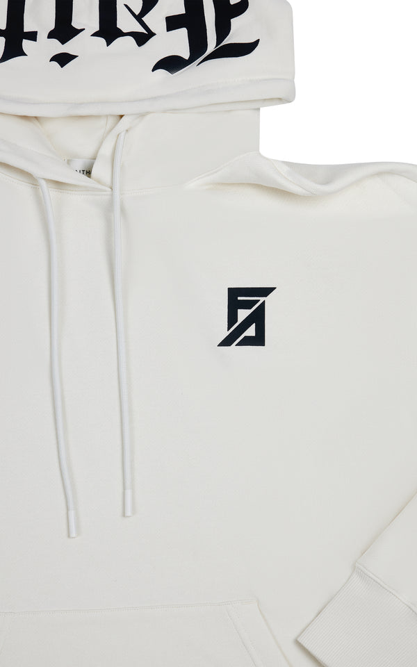 Faith Connexion OFF WHITE FAITH OVERSIZED HOODIE