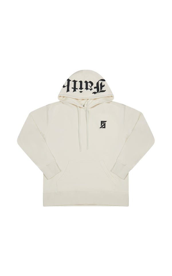 faith connexion OFF WHITE FAITH OVERSIZED HOODIE
