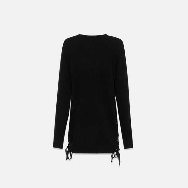 Faith Connexion UNISEX BLACK KNIT PULLOVER