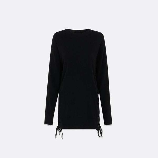 faith connexion UNISEX BLACK KNIT PULLOVER