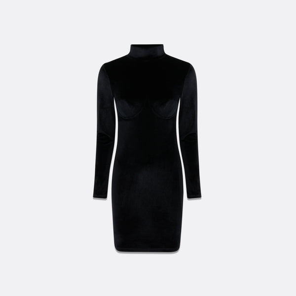 faith connexion VELVET BALCONETTE DRESS