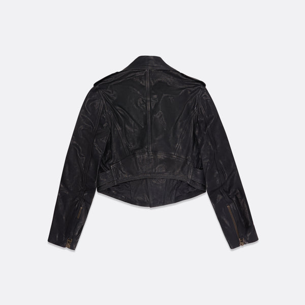 Faith Connexion WOMEN'S CROPPED LEATHER JACKET