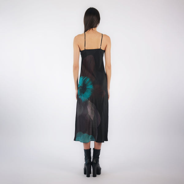 Faith Connexion FLORAL SILK CREPE DE CHINE SLIP DRESS | ARIANA ISHAIRZAY