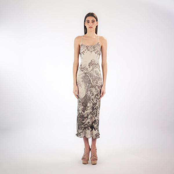 faith connexion GARDEN SLIP DRESS IN DOUBLE GEORGETTE | STEVEN ALVAREZ