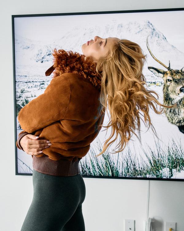 Faith Connexion HAIRY PUFFY SHEARLING LEATHER REVERSIBLE BLOUSON - UNISEX