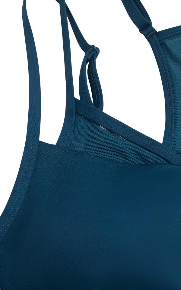 Faith Connexion SAILOR BLUE LETY STRAPPY SPORTS BRA TANK