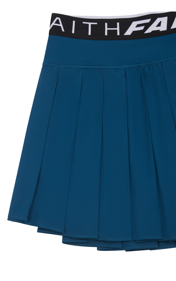 Faith Connexion SAILOR BLUE LULU PLEATED TENNIS SKORT