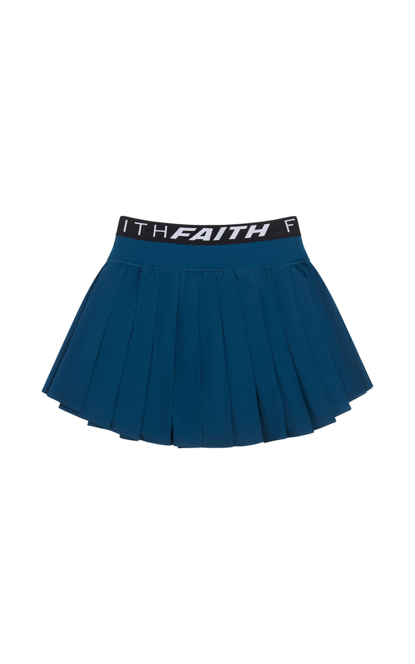 Faith Connexion SAILOR BLUE LULU PLEATED TENNIS SKORT