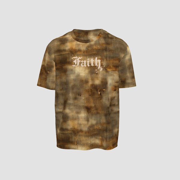 faith connexion "THE WORLD IS MY HOMETOWN" VINTAGE-STYLE T-SHIRT