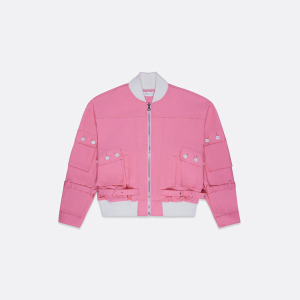 faith connexion UNISEX BOMBER JACKET WITH RIBBED COLLAR