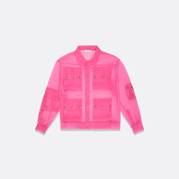 faith connexion UNISEX ORGANZA JACKET WITH LARGE POCKETS