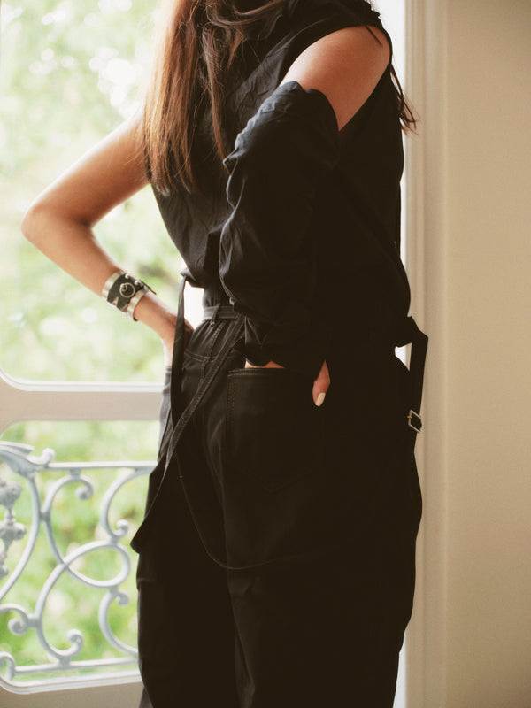 Faith Connexion WOMEN'S DOUBLE-WAISTED PANTS WITH BRACES