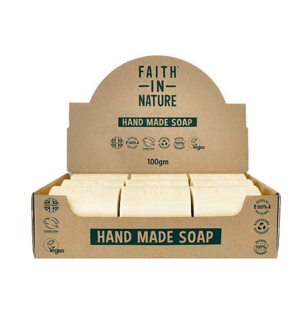 faith in nature Box of 18 Unwrapped Grapefruit Soaps