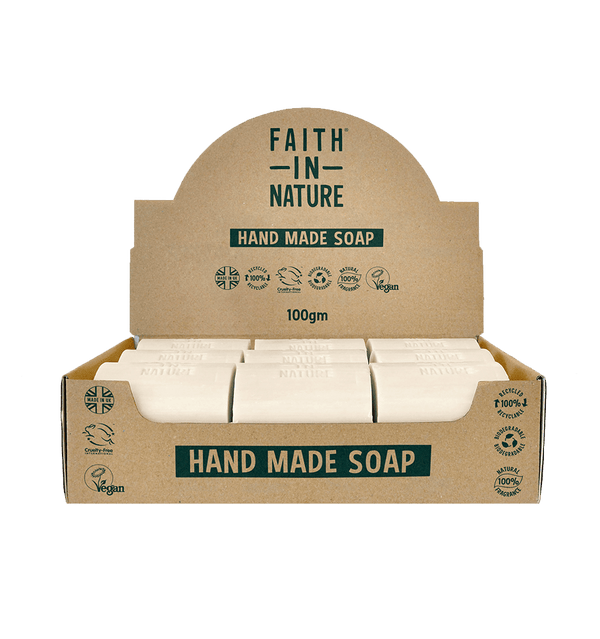 faith in nature Box of 18 Unwrapped Tea Tree Soaps