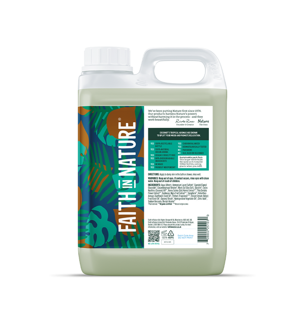 faith in nature Coconut Body Wash - 2.5L