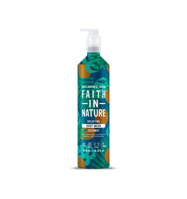 faith in nature Coconut Body Wash - 500ml Aluminium