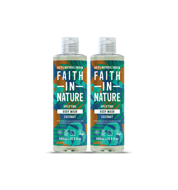 faith in nature Coconut Body Wash Duo