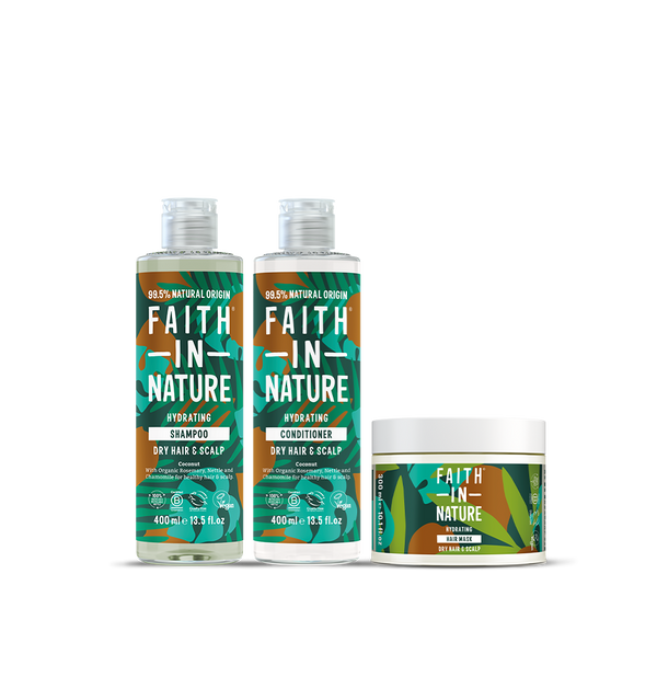 faith in nature Coconut Dry Hair Care Bundle