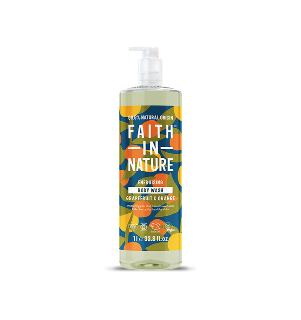faith in nature Grapefruit & Orange Body Wash - 1L