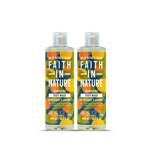 faith in nature Grapefruit & Orange Body Wash Duo