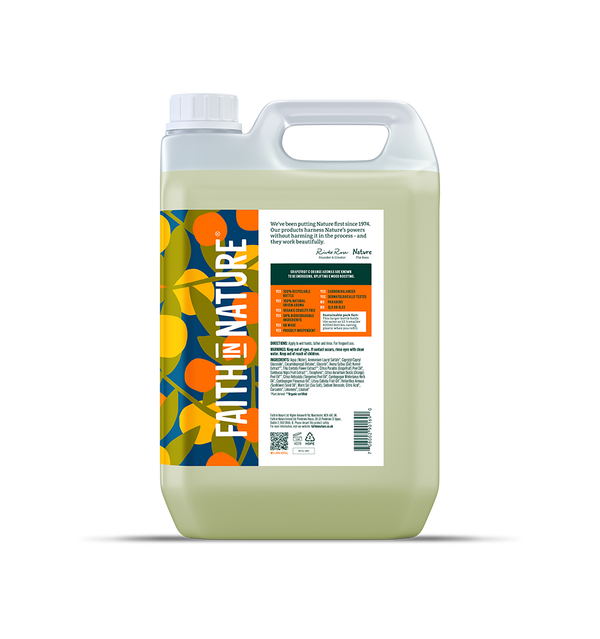 faith in nature Grapefruit & Orange Hand Wash - 5L