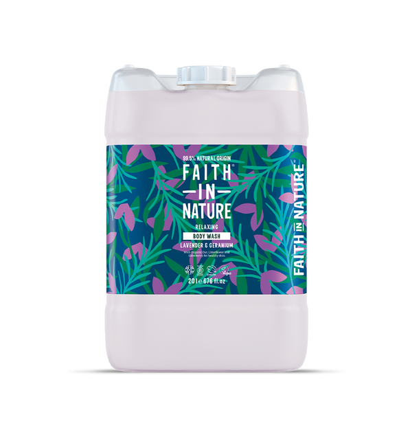 faith in nature Lavender & Geranium Body Wash - 20L
