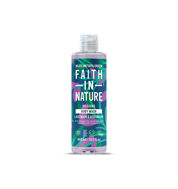 faith in nature Lavender & Geranium Body Wash - 400ml
