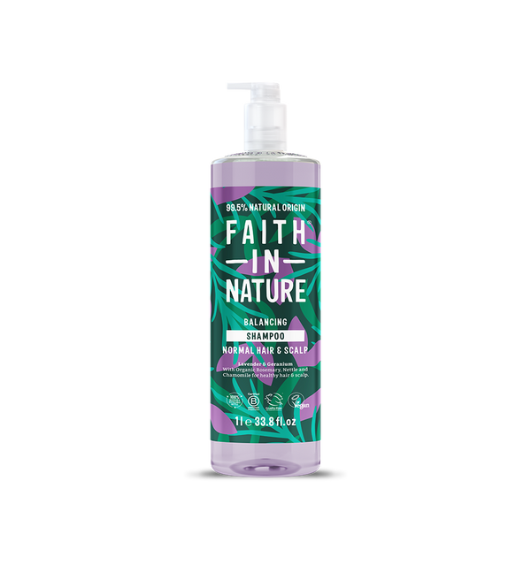 faith in nature Lavender & Geranium Shampoo - 1L