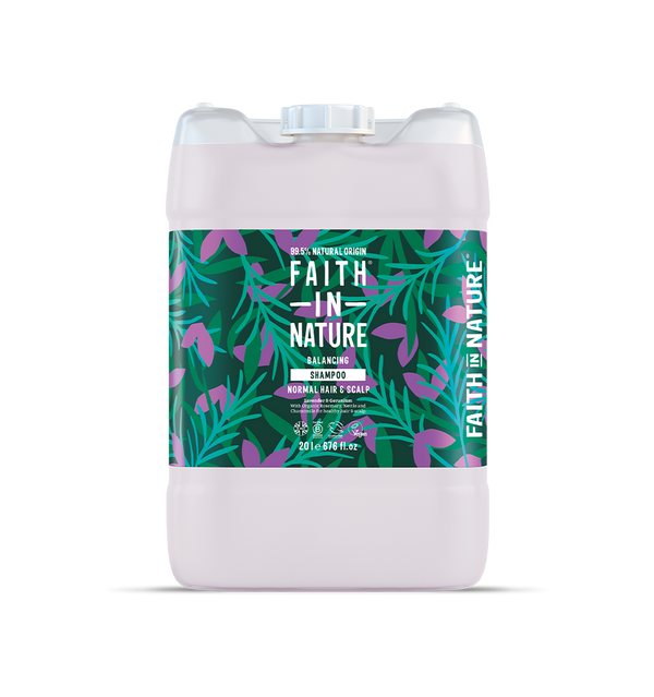 faith in nature Lavender & Geranium Shampoo - 20L