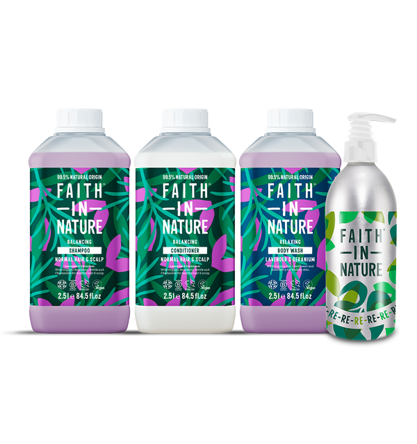 faith in nature Lavender & Geranium Starter Kit