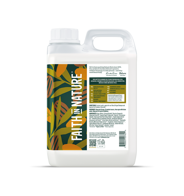 faith in nature Shea & Argan Conditioner - 2.5L