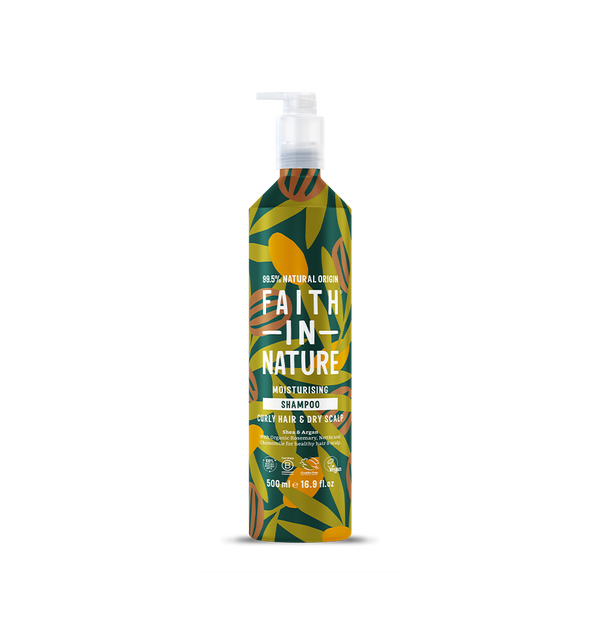 faith in nature Shea & Argan Shampoo - 500ml Aluminium