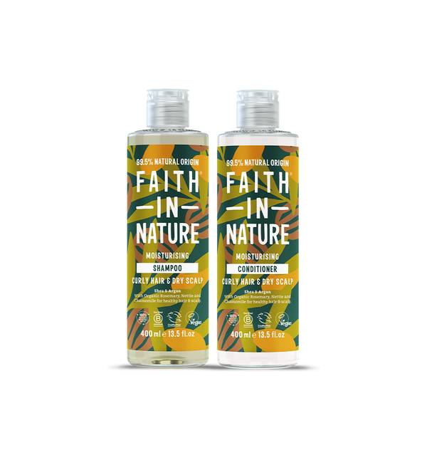 faith in nature Shea & Argan Shampoo & Conditioner Set