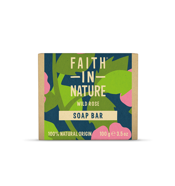 faith in nature Wild Rose Soap Bar