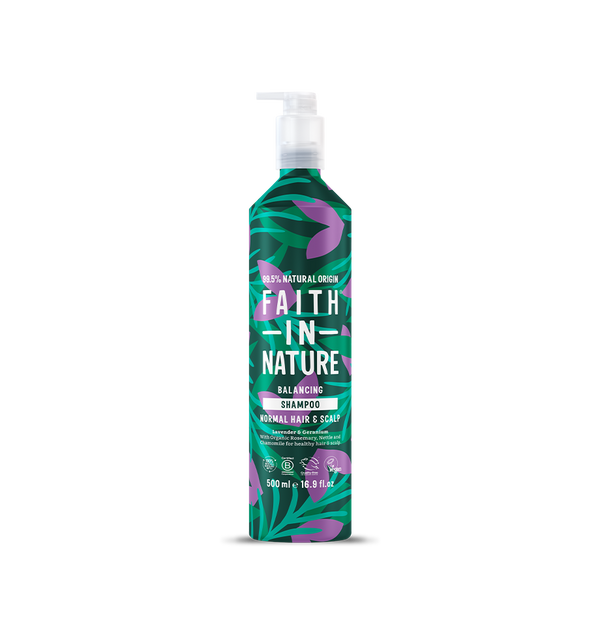 faith in nature Lavender & Geranium Shampoo - 500ml Aluminium