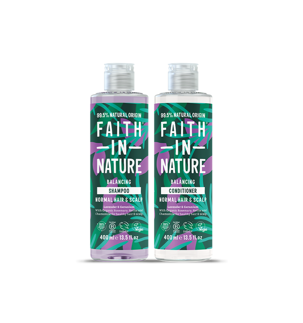 faith in nature Lavender & Geranium Shampoo & Conditioner Set