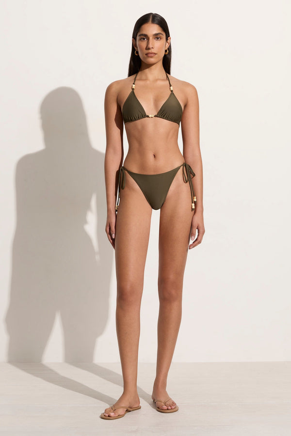 faithfull the brand Ada Bikini Bottoms Khaki - Final Sale