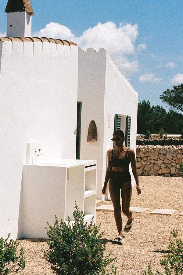 Faithfull The Brand Afonso Bikini Bottom Coffee - Final Sale