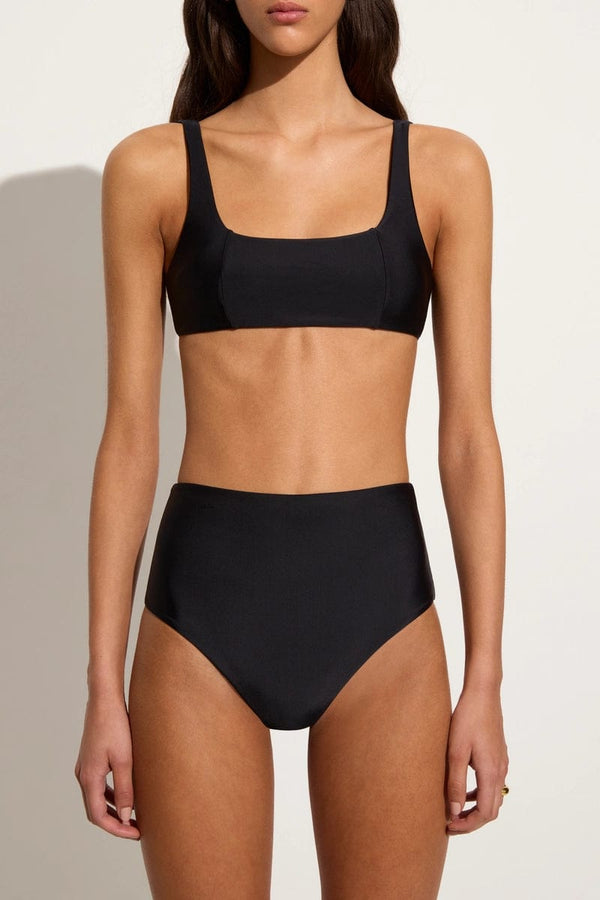 Faithfull The Brand Afonso Bikini Bottoms Black - Final Sale