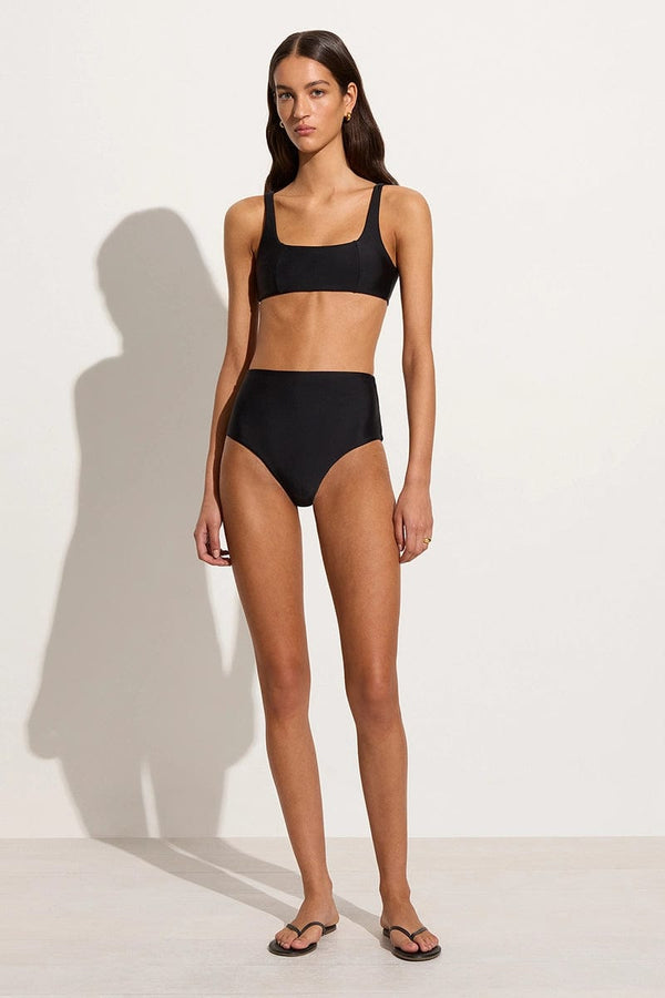 faithfull the brand Afonso Bikini Bottoms Black - Final Sale